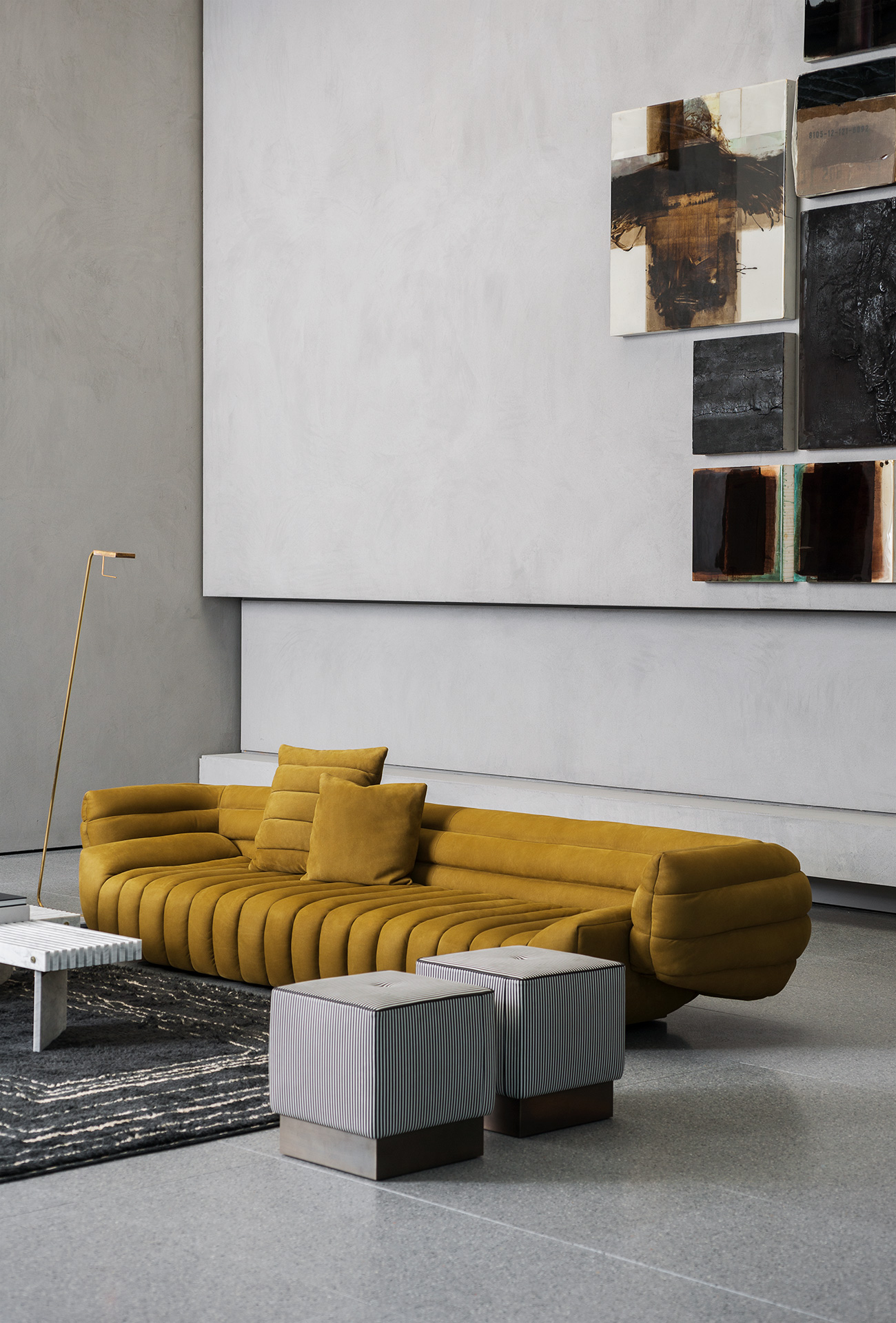 baxter sofa gelb