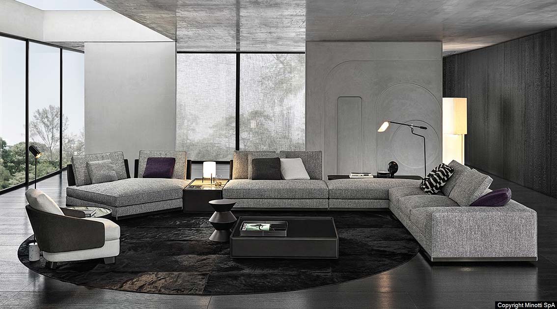 west sofa von minotti